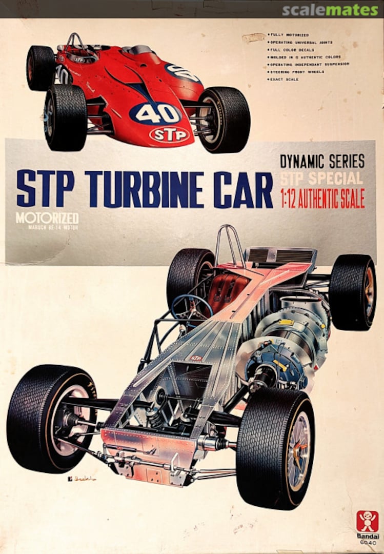 Boxart STP Turbine Car 6040 Bandai Boxart STP Turbine Car 6040 Bandai
