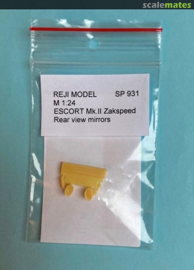 Boxart Escort Mk.II Zakspeed mirrors SP931 REJI Model Boxart Escort Mk.II Zakspeed mirrors SP931 REJI Model