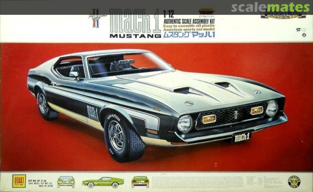 Boxart Mustang Mach 1 OT3-36 Otaki