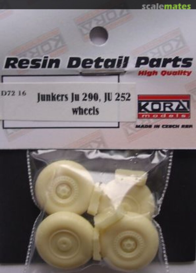 Boxart Junkers Ju 290, Ju 252 wheels D72 16 Kora Models Boxart Junkers Ju 290, Ju 252 wheels D72 16 Kora Models