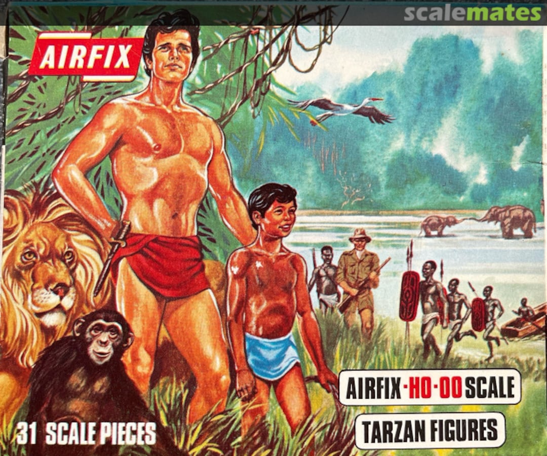 Boxart Tarzan Figures 01733-6 Airfix Boxart Tarzan Figures 01733-6 Airfix