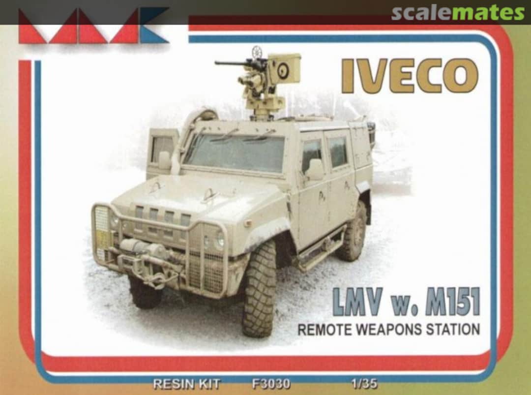Boxart Iveco LMV w. M151 F3030 MMK Boxart Iveco LMV w. M151 F3030 MMK