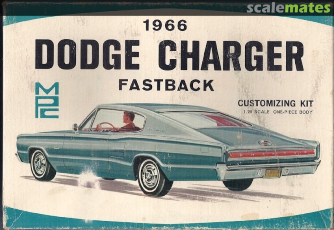 Boxart 1966 Dodge Charger Fastback 7-200 MPC Boxart 1966 Dodge Charger Fastback 7-200 MPC