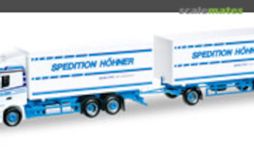 Mercedes-Benz Actros Streamspace Wechselkoffer-Hängerzug &quot;Höhner&quot; (Herpa 917346)