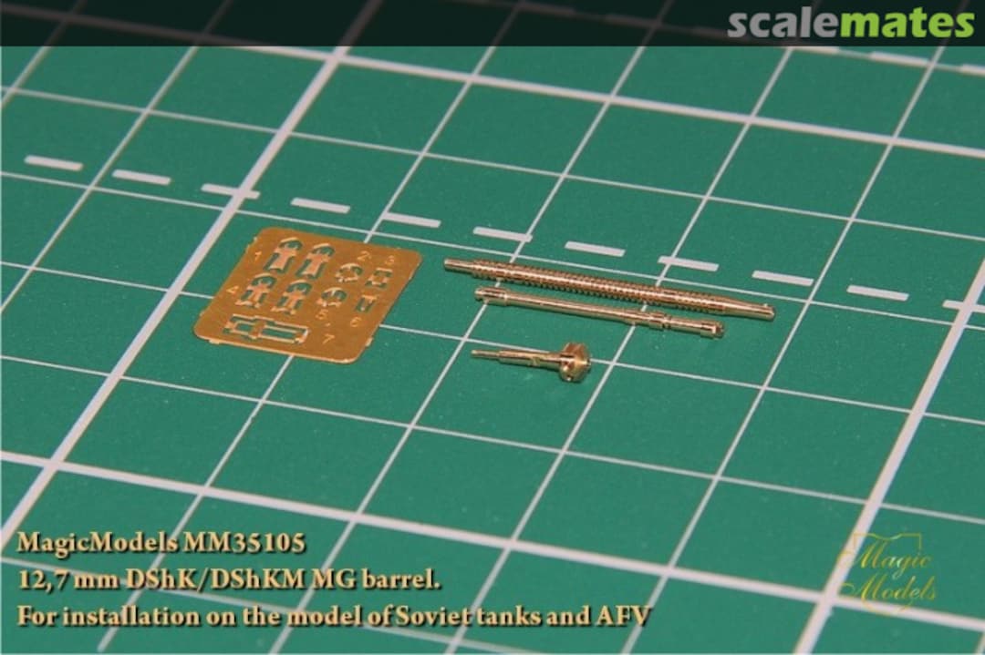 Boxart 12,7 mm DShK/DShKM MG barrel MM35105 Magic Models Boxart 12,7 mm DShK/DShKM MG barrel MM35105 Magic Models
