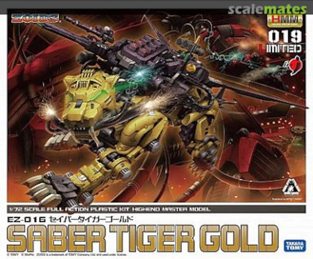 Boxart Saber Tiger Gold ZD047 Kotobukiya