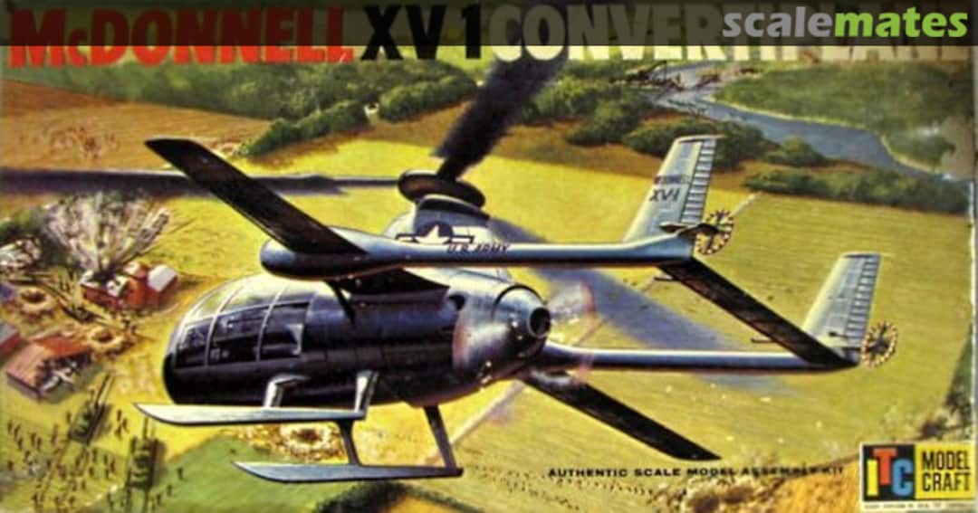 Boxart McDonnell XV1 Convertiplane 3729-129 ITC