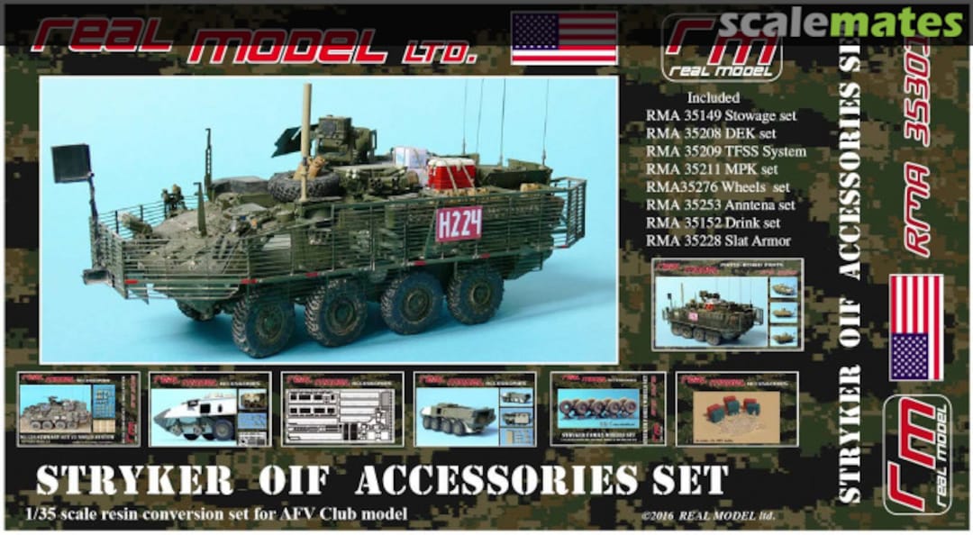 Boxart STRYKER OIF Accessories Set RM35301 Real Model Boxart STRYKER OIF Accessories Set RM35301 Real Model