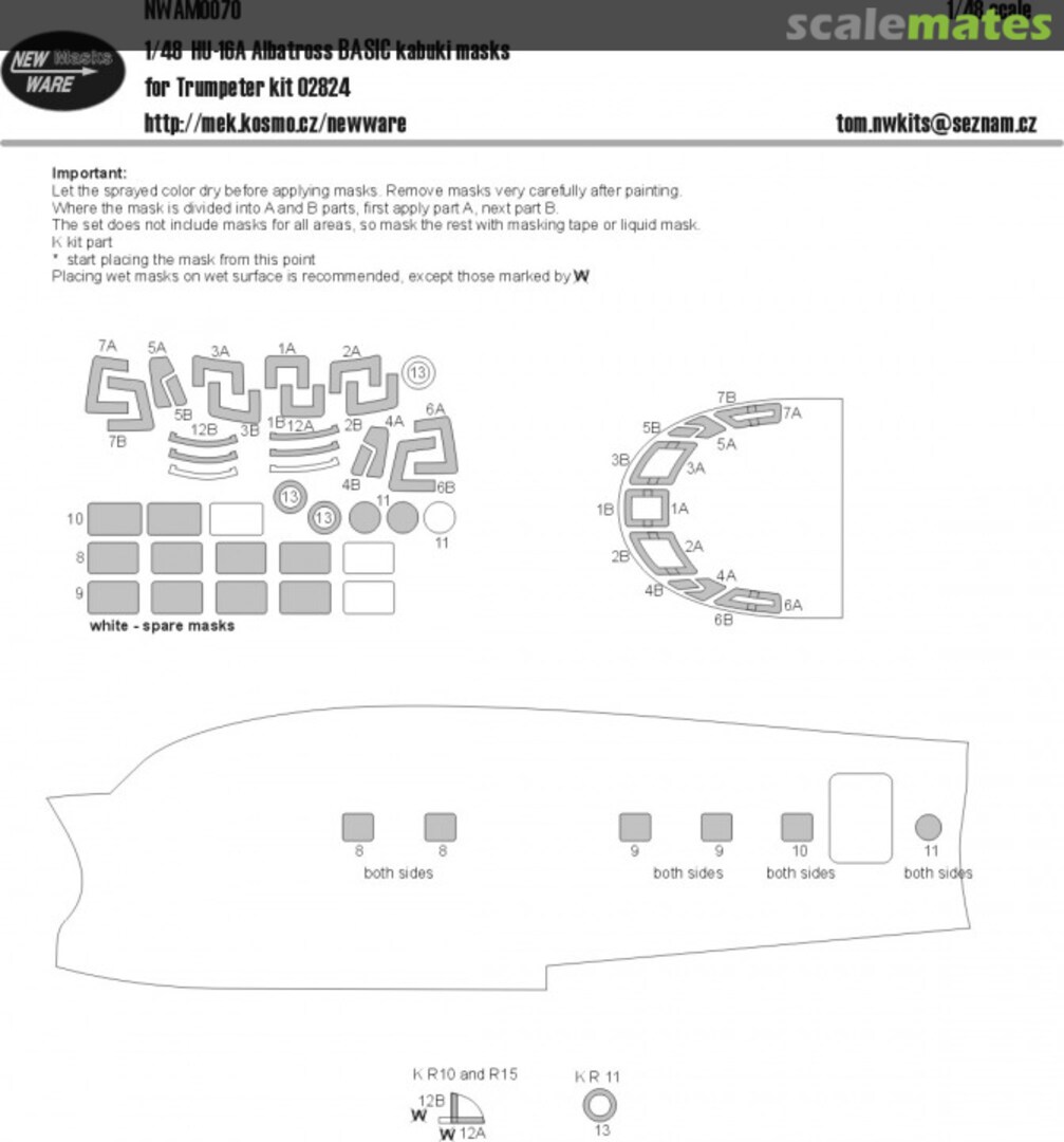 Boxart Grumman HU-16A Albatross flying boat BASIC NWAM070 New Ware