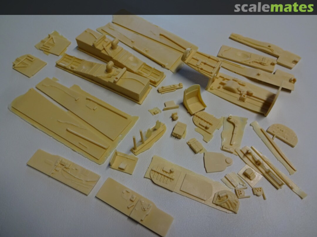 Boxart P-38 E/F Cockpit and wheel wells EF-38 Jerry Rutman