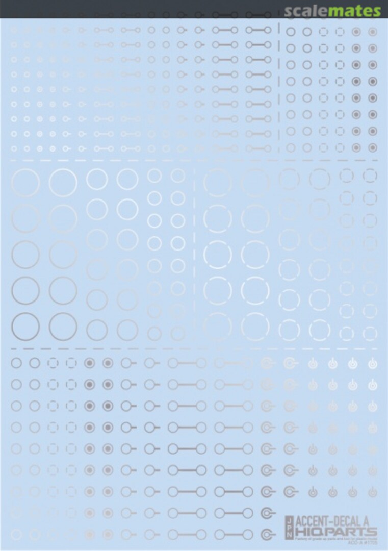 Boxart Accent-Decal A Silver ACD-A-SI HIQPARTS Boxart Accent-Decal A Silver ACD-A-SI HIQPARTS