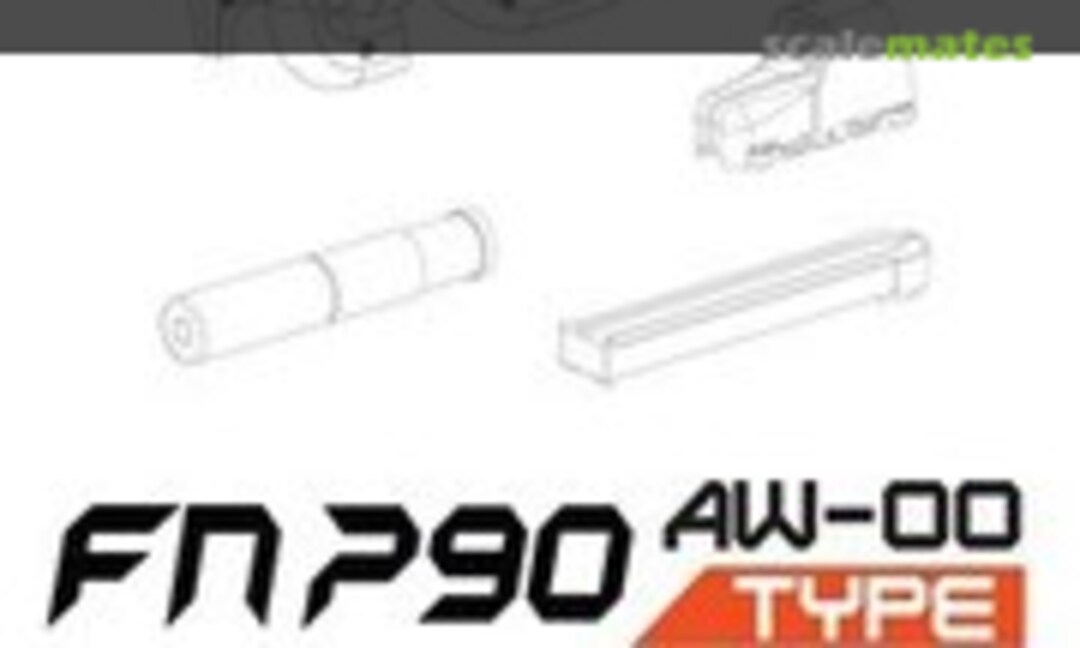 1:12 FN P90 (Orange Cat Industry AW-00) AW-00