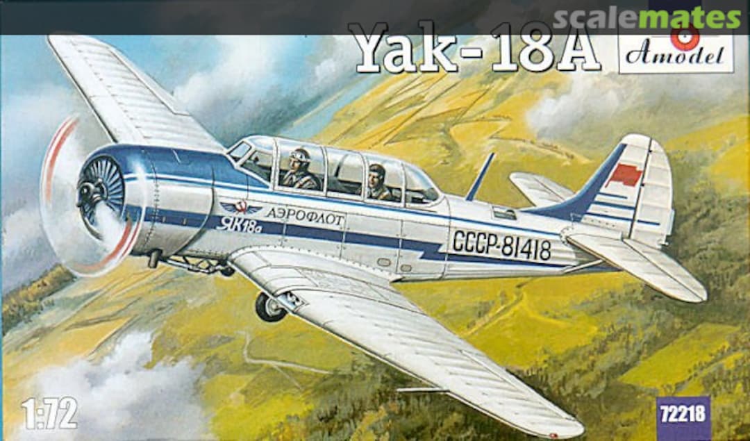 Boxart Yak-18A 72218 Amodel