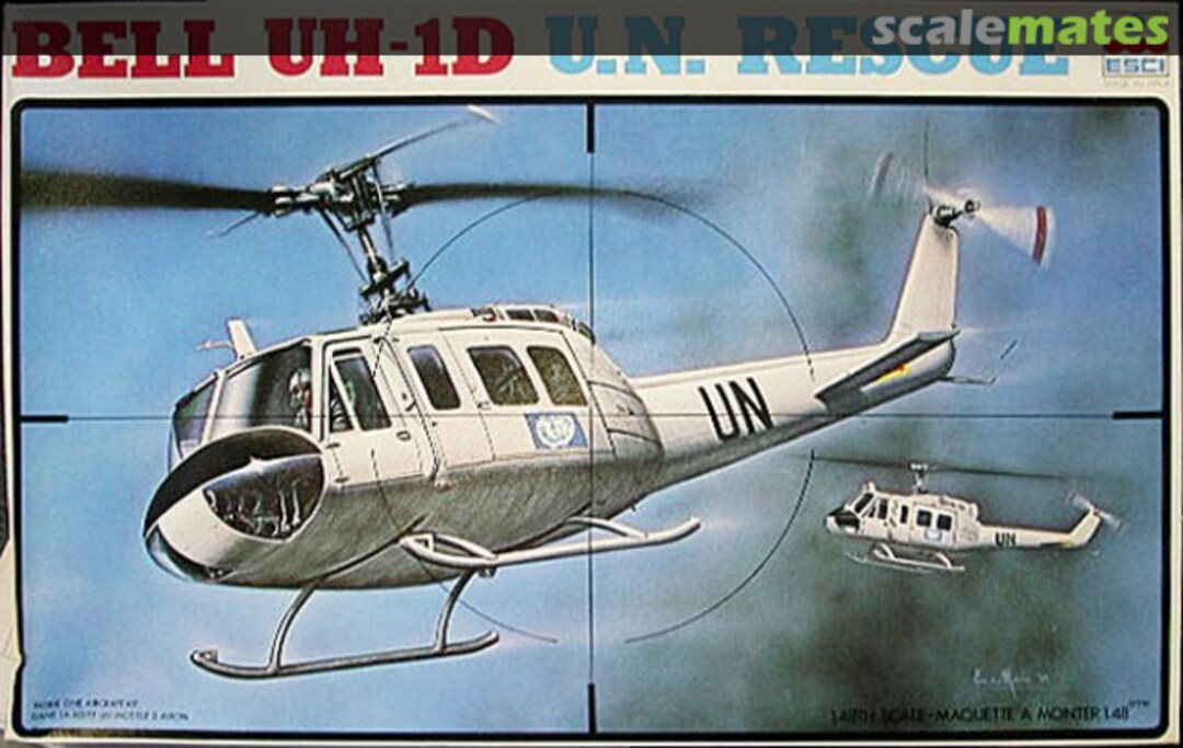Boxart Bell UH-1D 4037 ESCI Boxart Bell UH-1D 4037 ESCI