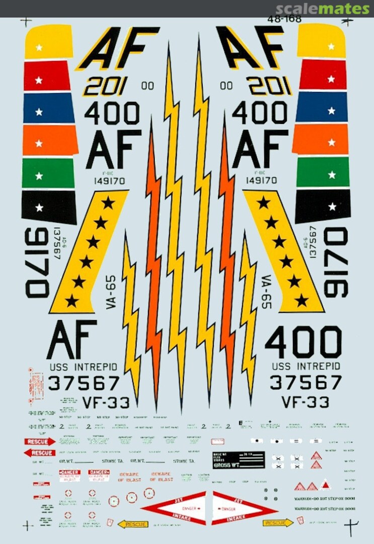 Boxart AD-6 & F-8E 48-168 SuperScale International