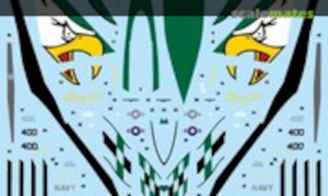 1:144 US Navy F/A-18C Hornet VFA-195 Dam Busters Chippy Ho! 2008 (MYK Design A-580) A-580