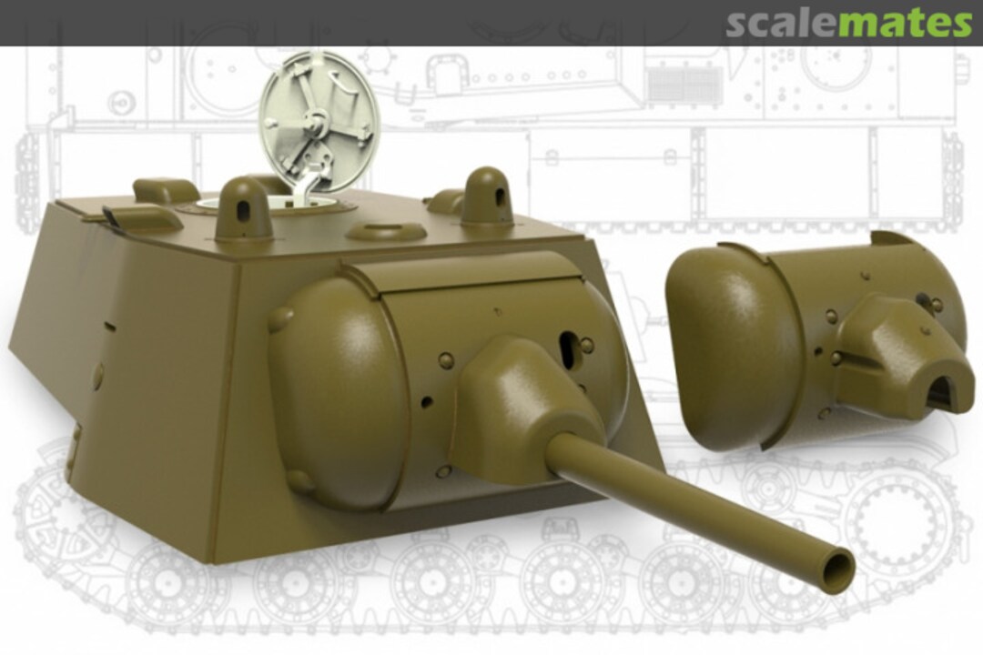 Boxart KV-1 Early Turret (two mantlets, metal barrel) 35241 Miniarm Boxart KV-1 Early Turret (two mantlets, metal barrel) 35241 Miniarm