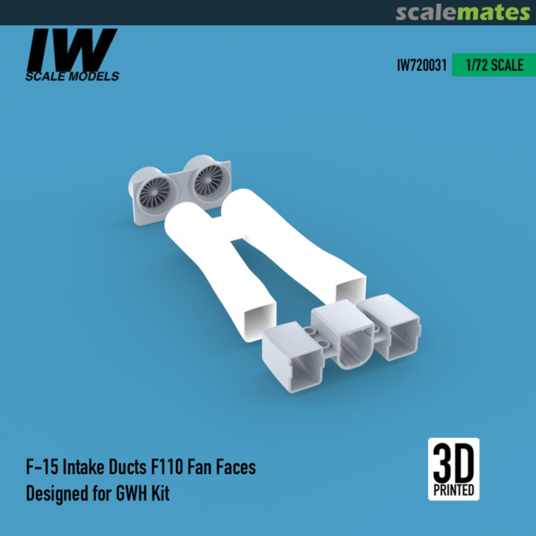 Boxart F-15 Intake Ducts / F110 "Fan Faces" for GWH F-15E Kit IW720031 IW Scale Models