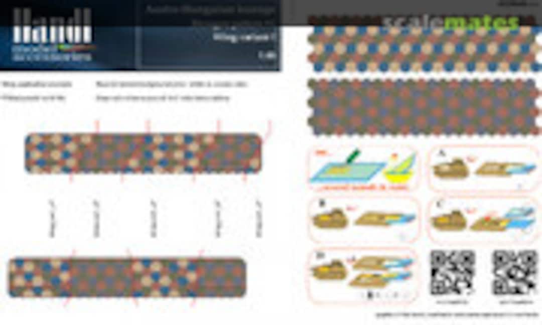 1:48 Hexagon pattern #1 (Handl 010048) 010048