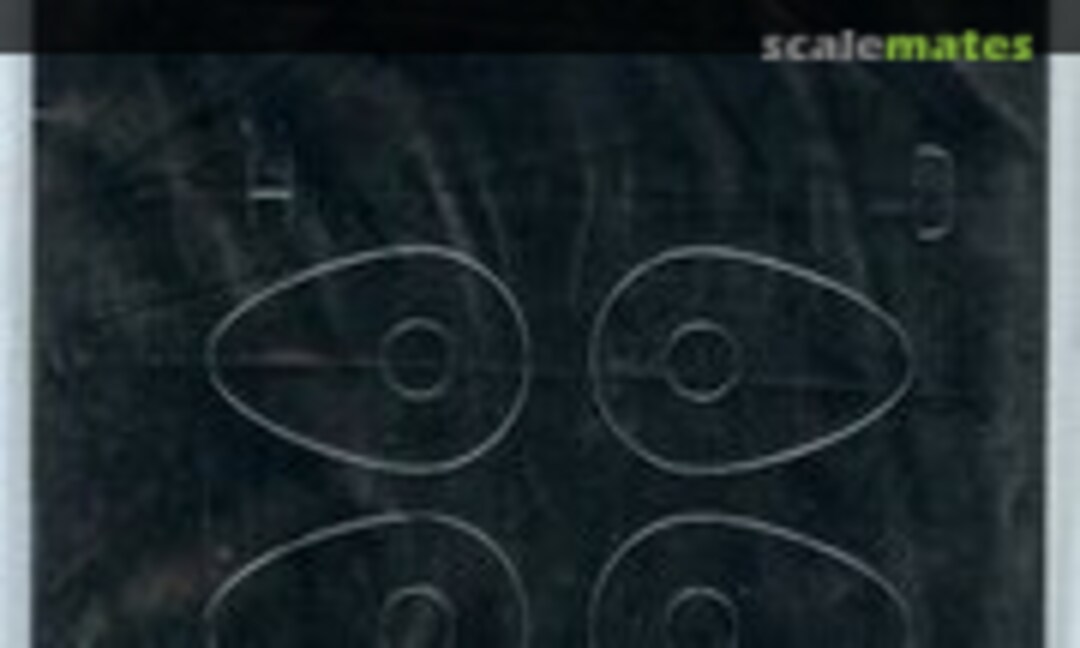 1:48 Ki-43 Oscar/Hayabusa Type 1 Wheel Hub Masks (Cutting Edge Modelworks CEBM48119) CEBM48119