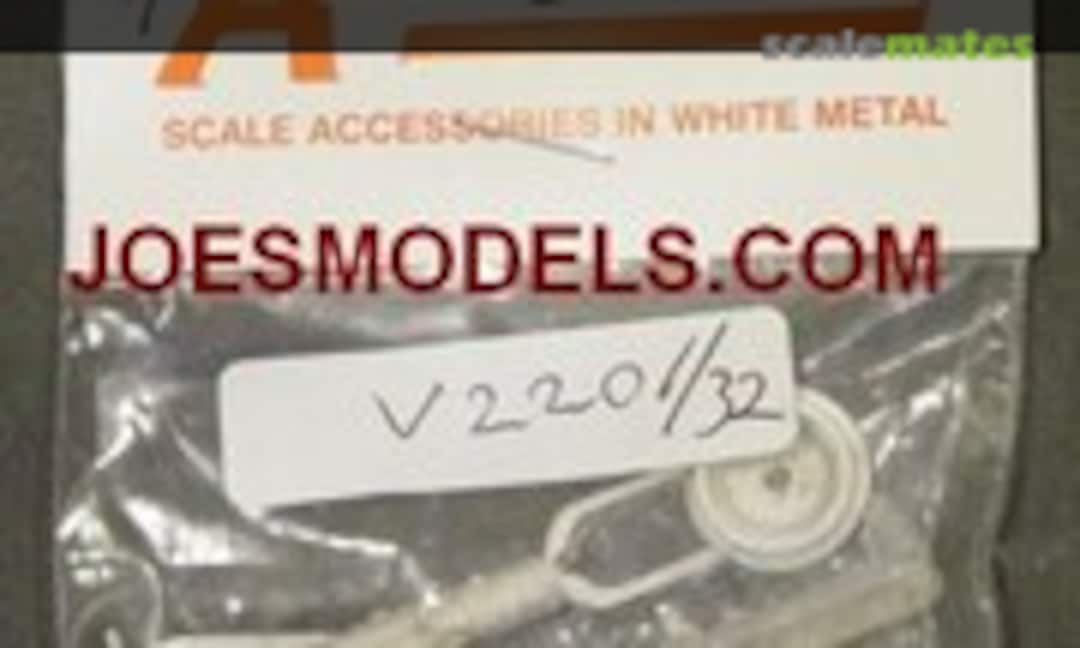 1:32 Republic F-105 Thunderchief Undercarriage Legs (Aeroclub V220) V220