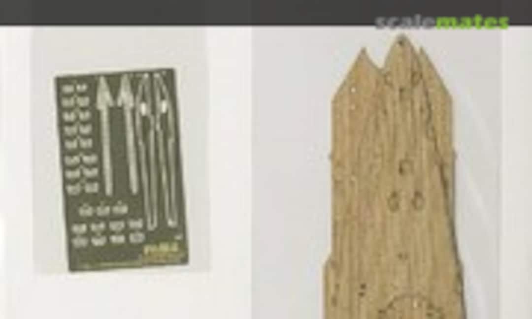 1:700 Wooden Deck Sticker for IJN Battlecruiser Amagi (Fujimi 11323) 11323