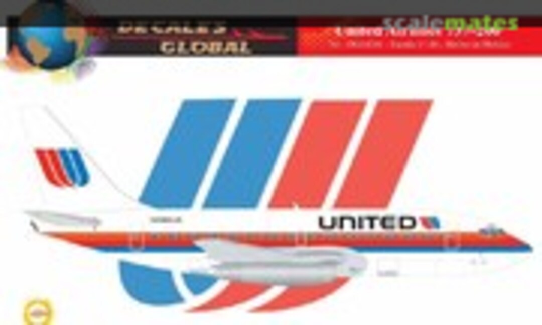1:144 UNITED 737-200 (Decales Global DG14172) DG14172
