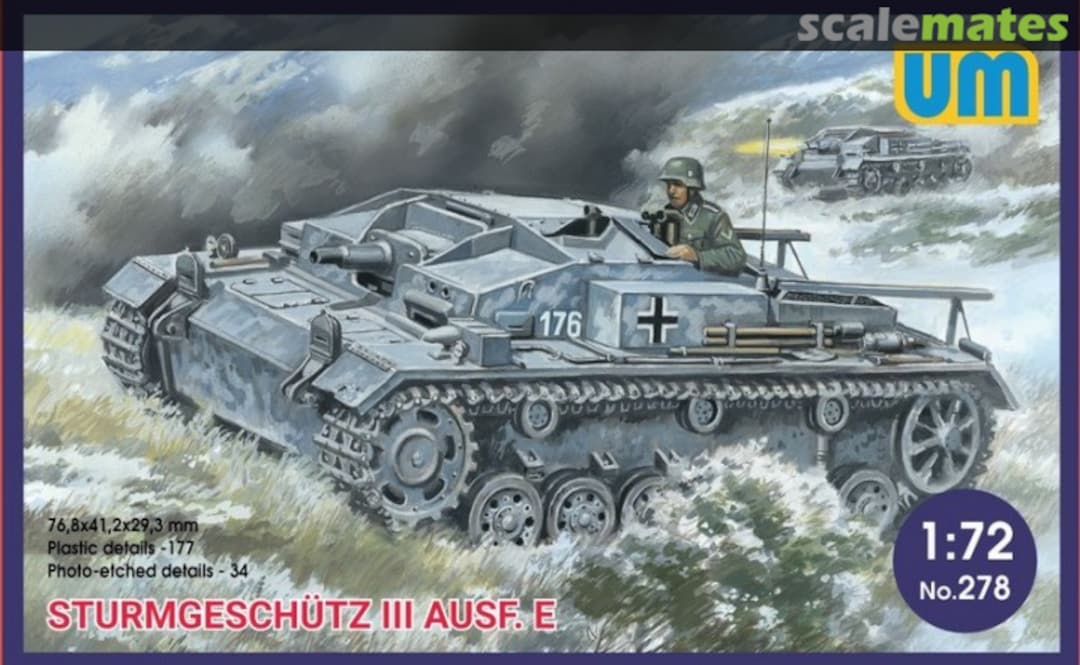 Boxart Sd.Kfz. 142 Sturmgeschütz III Ausf. E 278 UM 