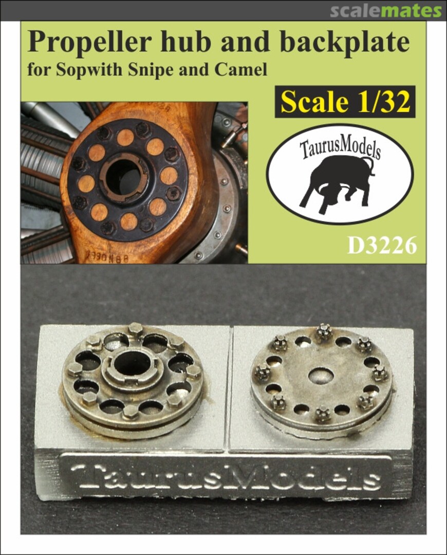 Boxart Propeller hub and backplate D3226 Taurus Models Boxart Propeller hub and backplate D3226 Taurus Models