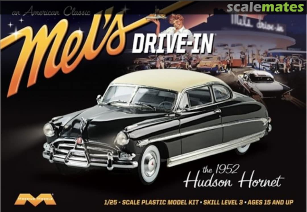 Boxart 1952 Hudson Hornet 1216 Moebius Models Boxart 1952 Hudson Hornet 1216 Moebius Models