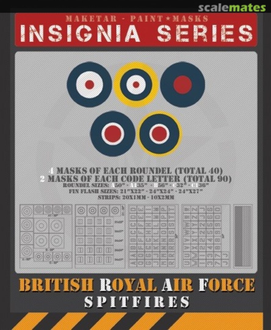 Boxart RAF Supermarine Spitfires MM24001V Maketar Boxart RAF Supermarine Spitfires MM24001V Maketar