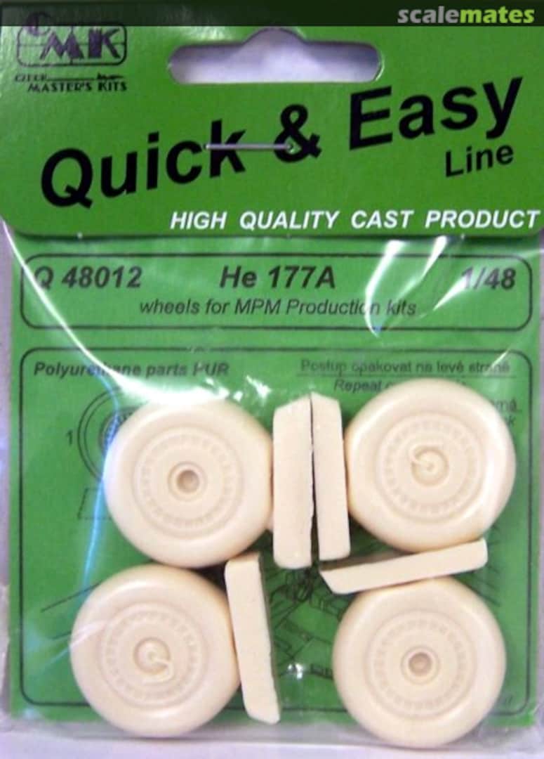 Boxart Heinkel He 177 A Wheels Q48012 CMK