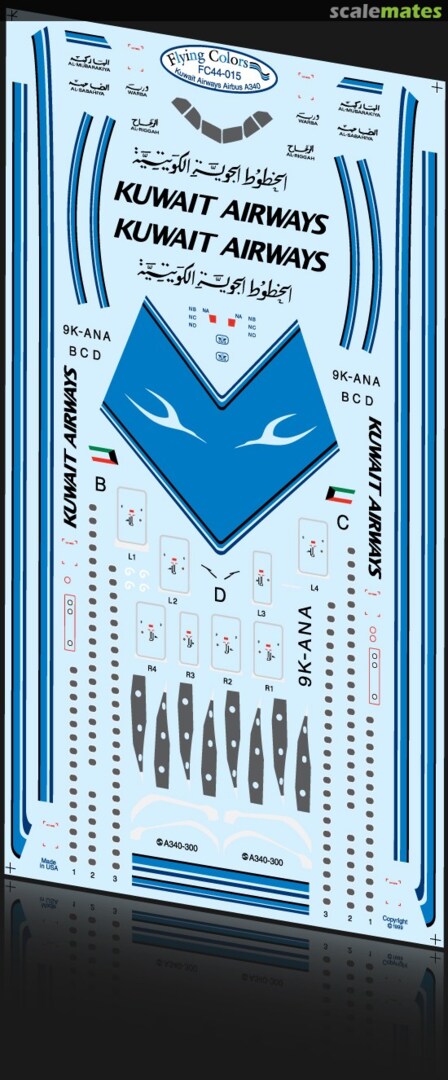 Boxart Airbus A340-313 FC44-015 Flying Colors Boxart Airbus A340-313 FC44-015 Flying Colors