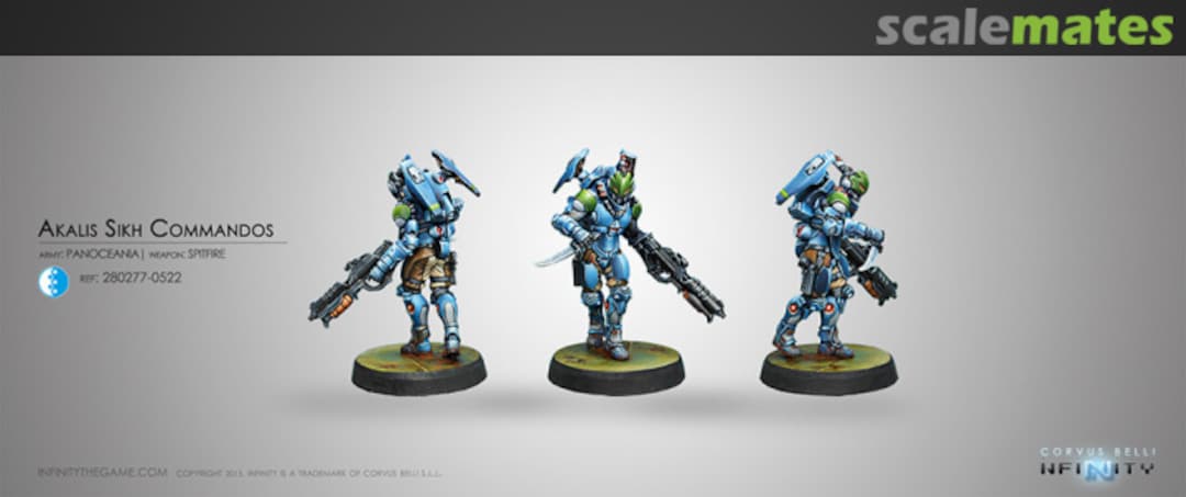 Boxart Akalis Sikh Commandos (Spitfire) 280277-0522 Corvus Belli Boxart Akalis Sikh Commandos (Spitfire) 280277-0522 Corvus Belli