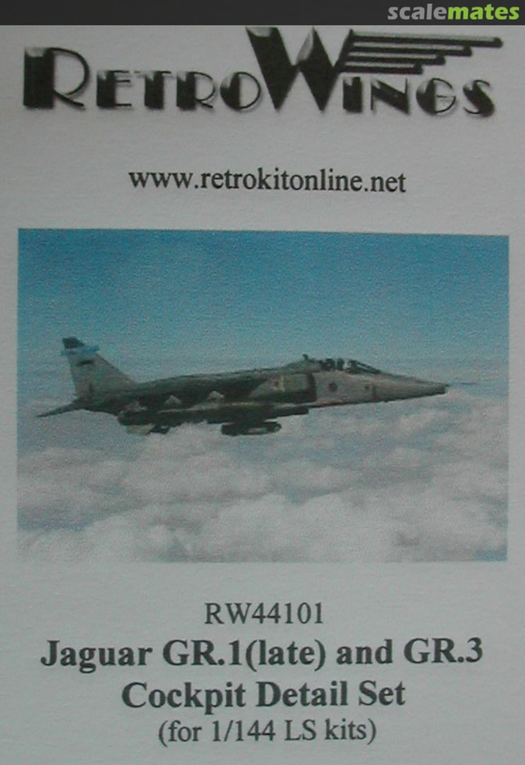 Boxart Jaguar GR.1 (late) and GR.3 Cockpit RW44101 RetroWings Boxart Jaguar GR.1 (late) and GR.3 Cockpit RW44101 RetroWings