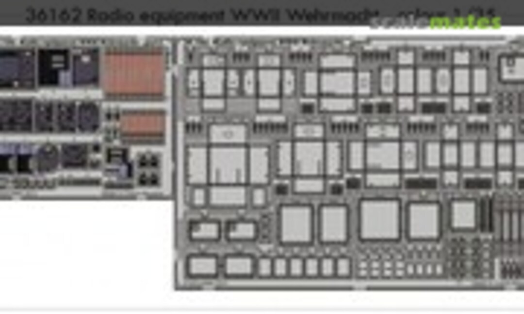 1:35 Radio Equipment WWII Wehrmacht (Eduard 36162)
