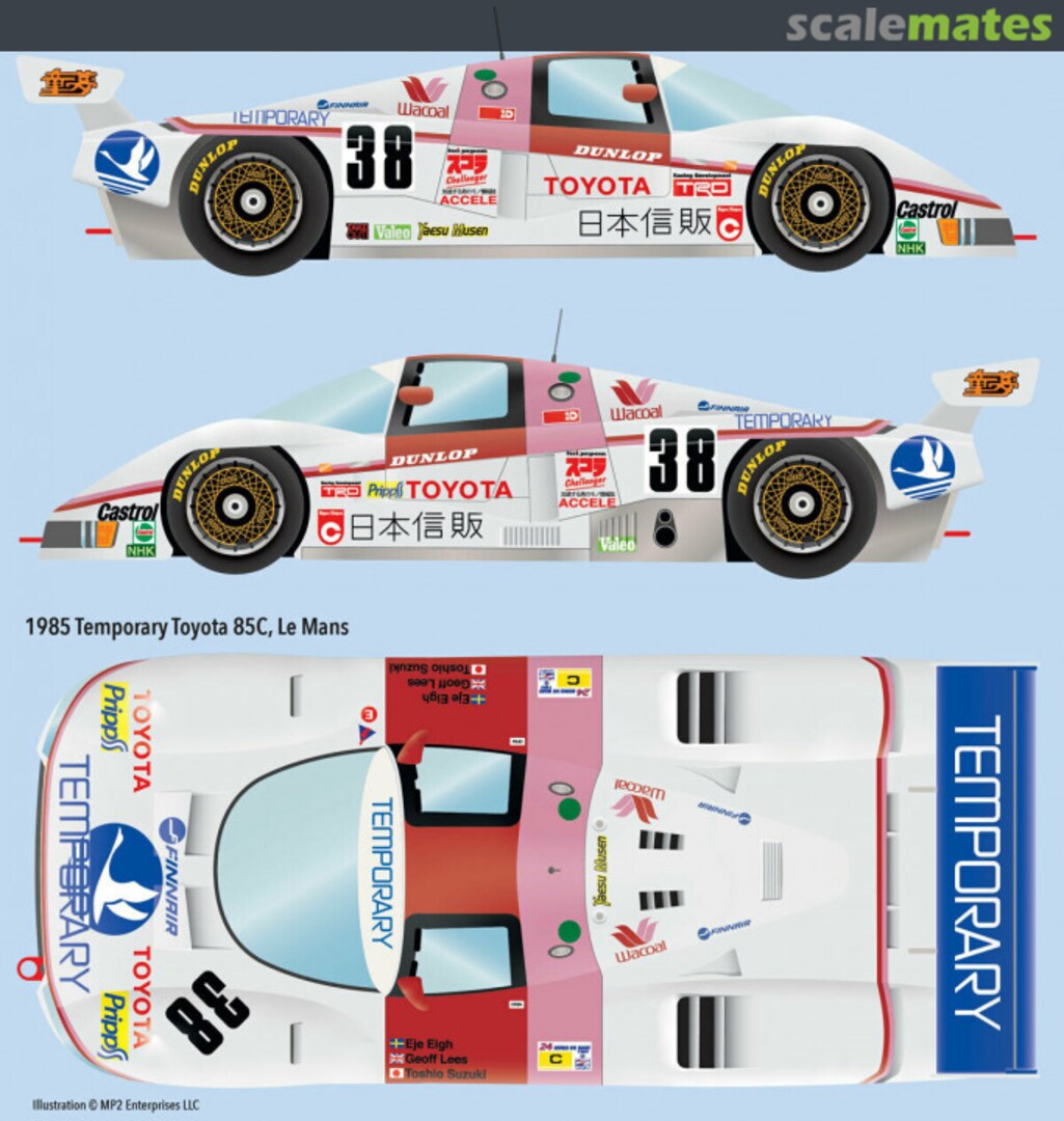 Boxart Dome-Toyota 85C "TEMPORARY"  Indycals