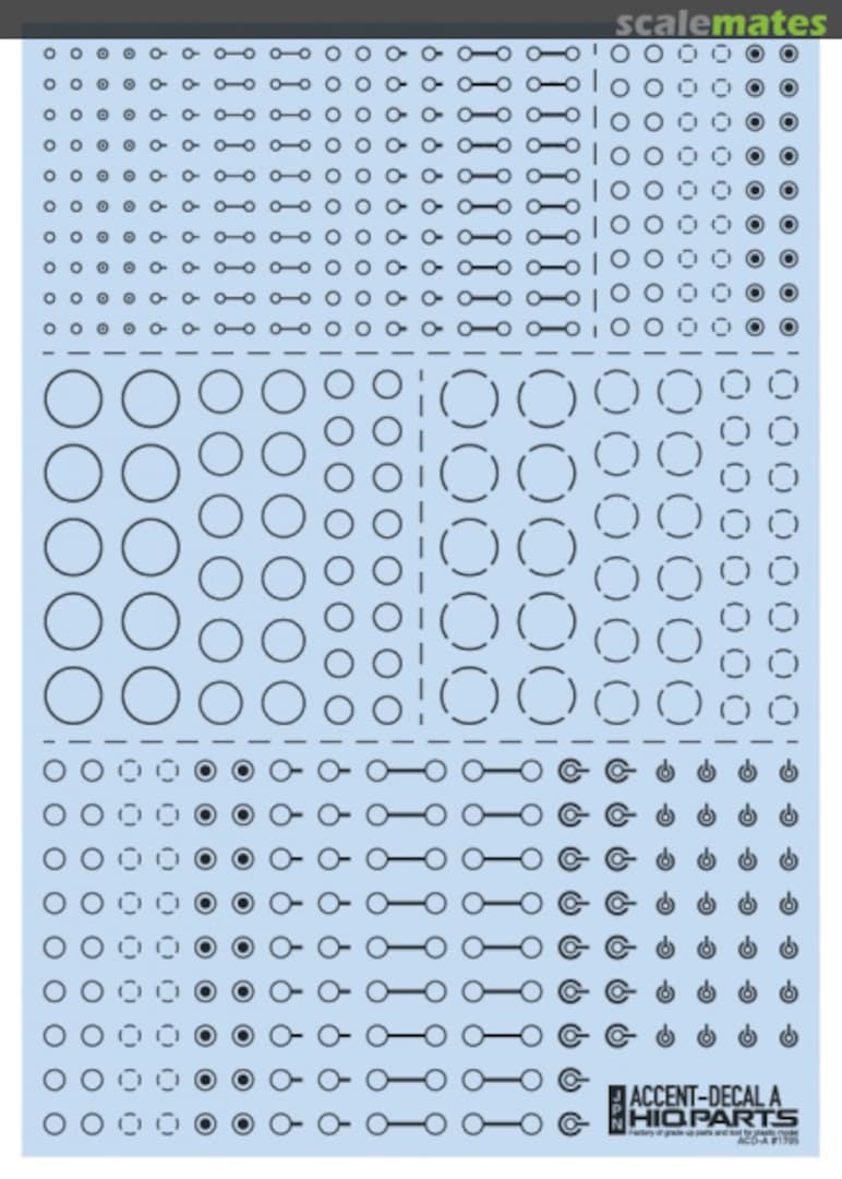 Boxart Accent-Decal A Dark Gray ACD-A-DG HIQPARTS Boxart Accent-Decal A Dark Gray ACD-A-DG HIQPARTS