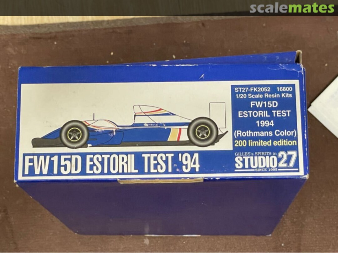 Boxart Williams FW15D ST27-FK2052 Studio27