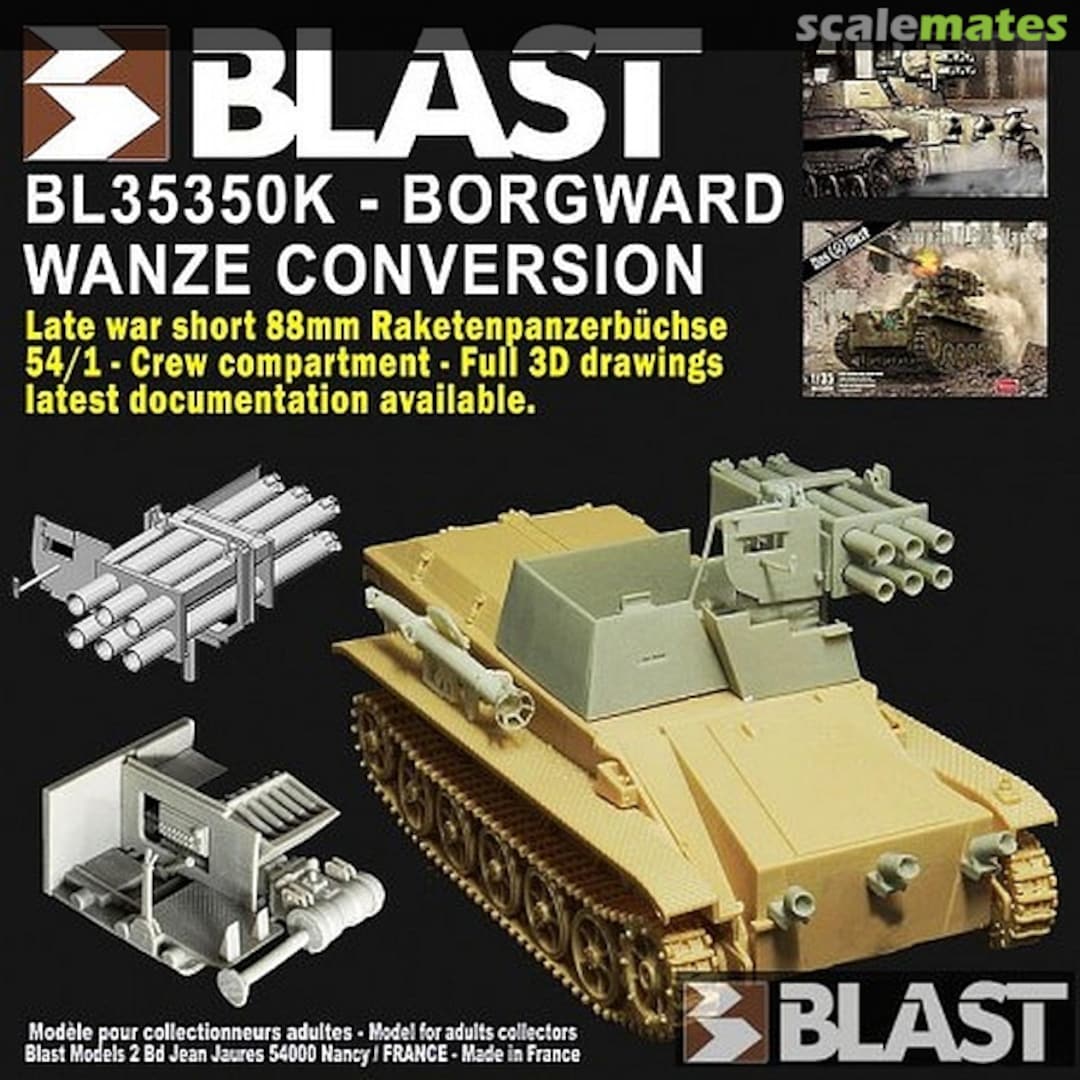 Boxart Borgward Wanze conversion set BL35350K Blast Models