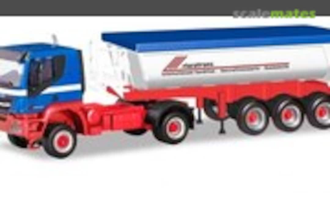 1:87 Iveco Trakker 4×4 Thermomulden-Sattelzug – Riwatrans (Herpa 310789)