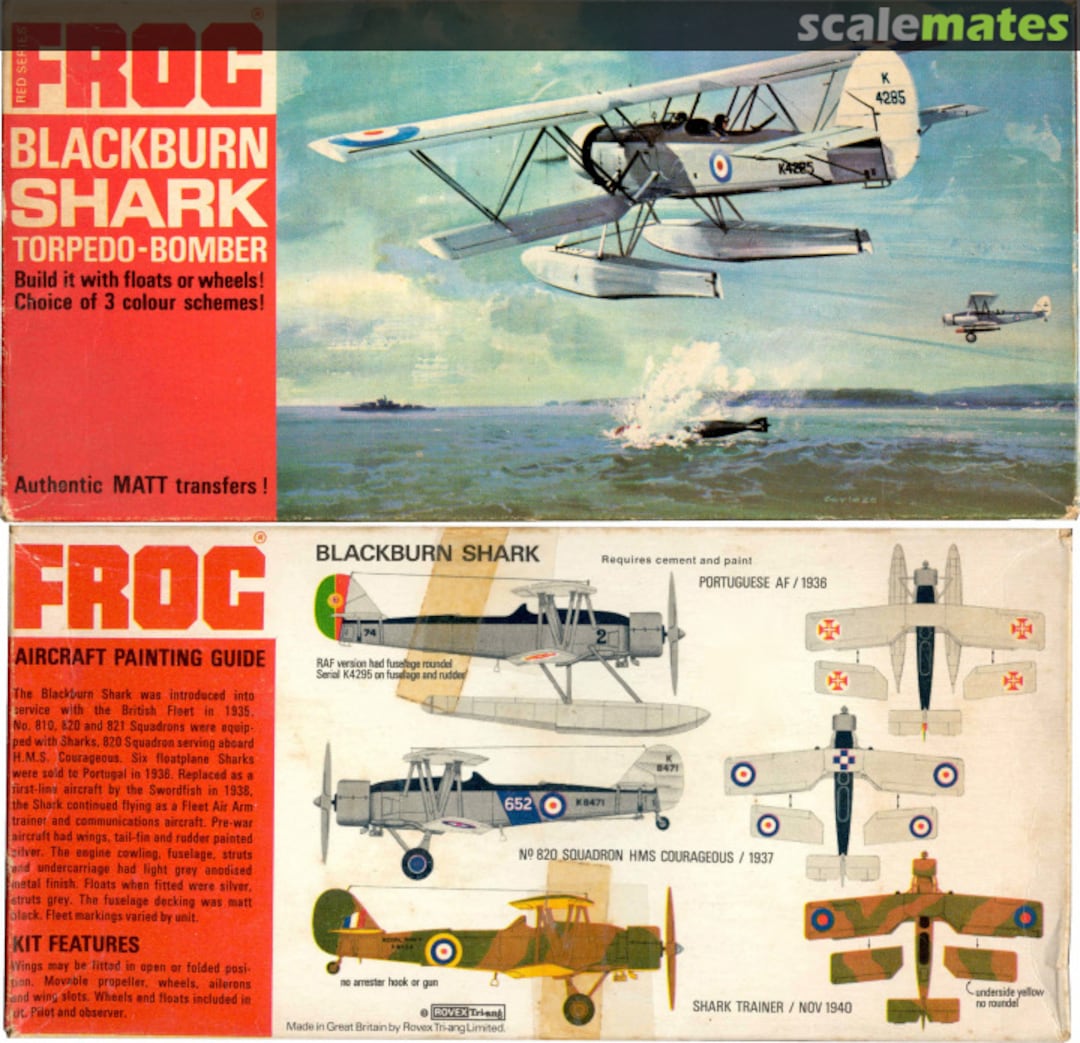 Boxart Blackburn Shark F179 FROG Boxart Blackburn Shark F179 FROG