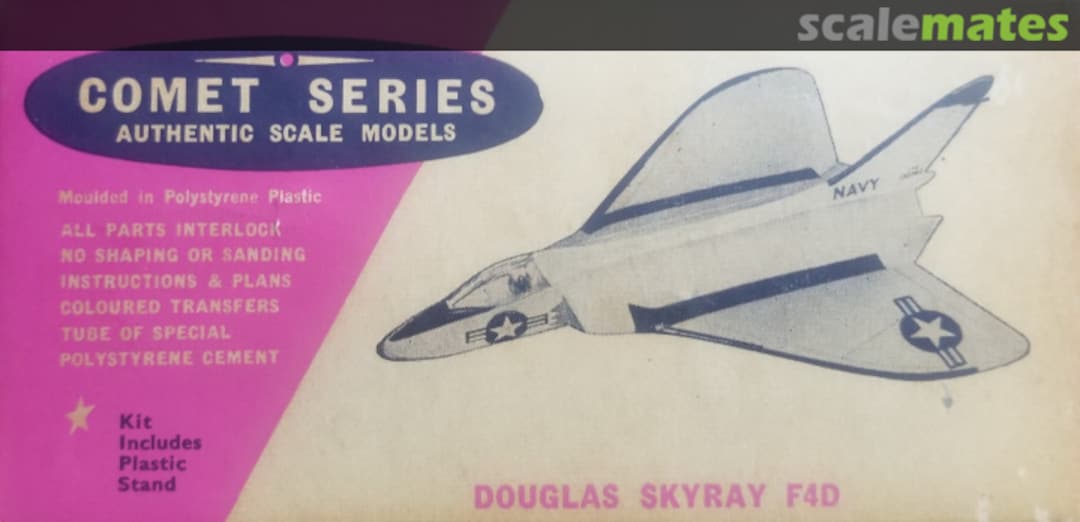 Boxart Douglas Skyray F4D 9105 Kleeware Comet Series Boxart Douglas Skyray F4D 9105 Kleeware Comet Series