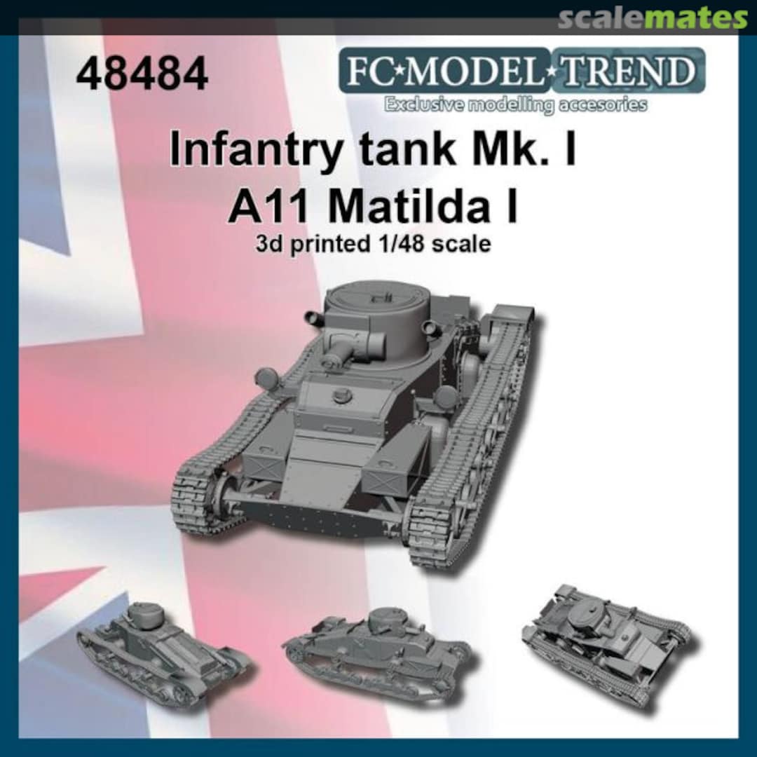 Boxart Infantry Tank Mk.1, A11 Matilda I 48484 FC Model Trend Boxart Infantry Tank Mk.1, A11 Matilda I 48484 FC Model Trend