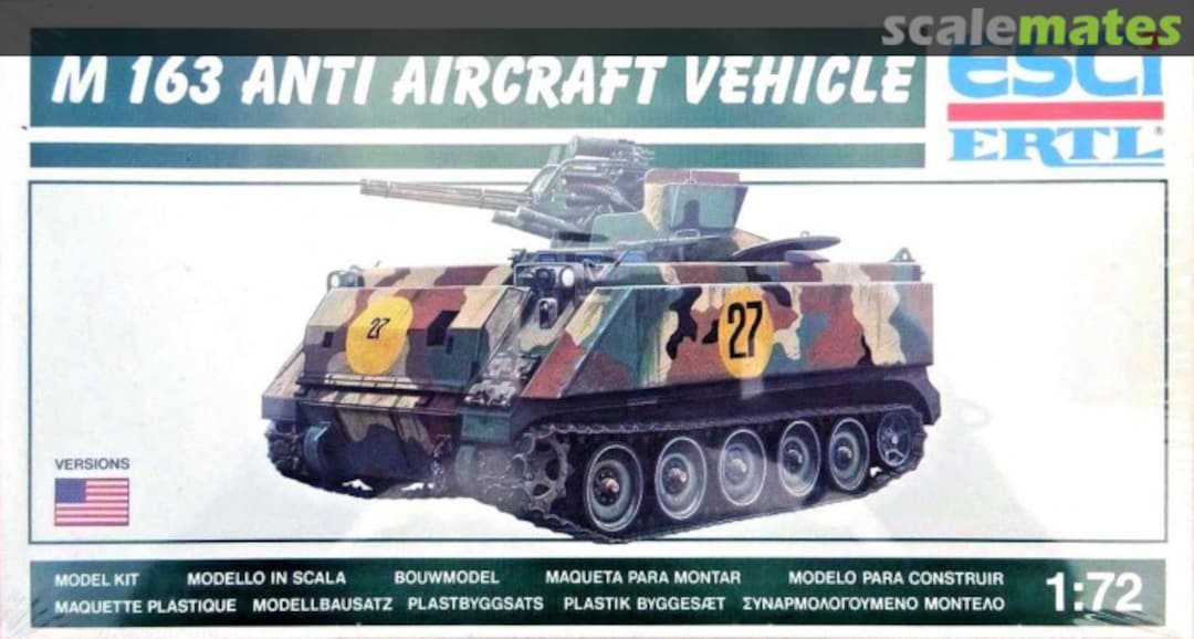Boxart M163 Anti Aircraft Vehicle 8304 ESCI/ERTL Boxart M163 Anti Aircraft Vehicle 8304 ESCI/ERTL