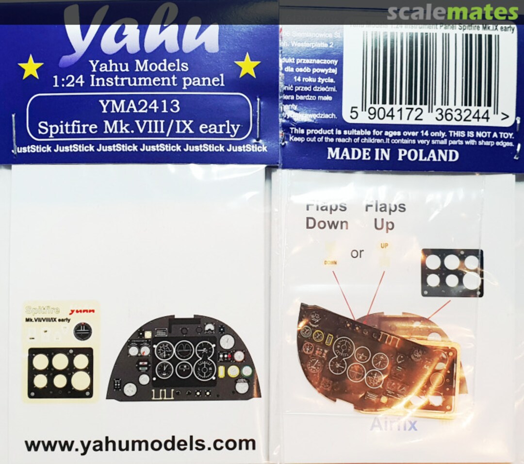Boxart Spitfire Mk.IX early & Mk.VII/VIII YMA2413 Yahu Models