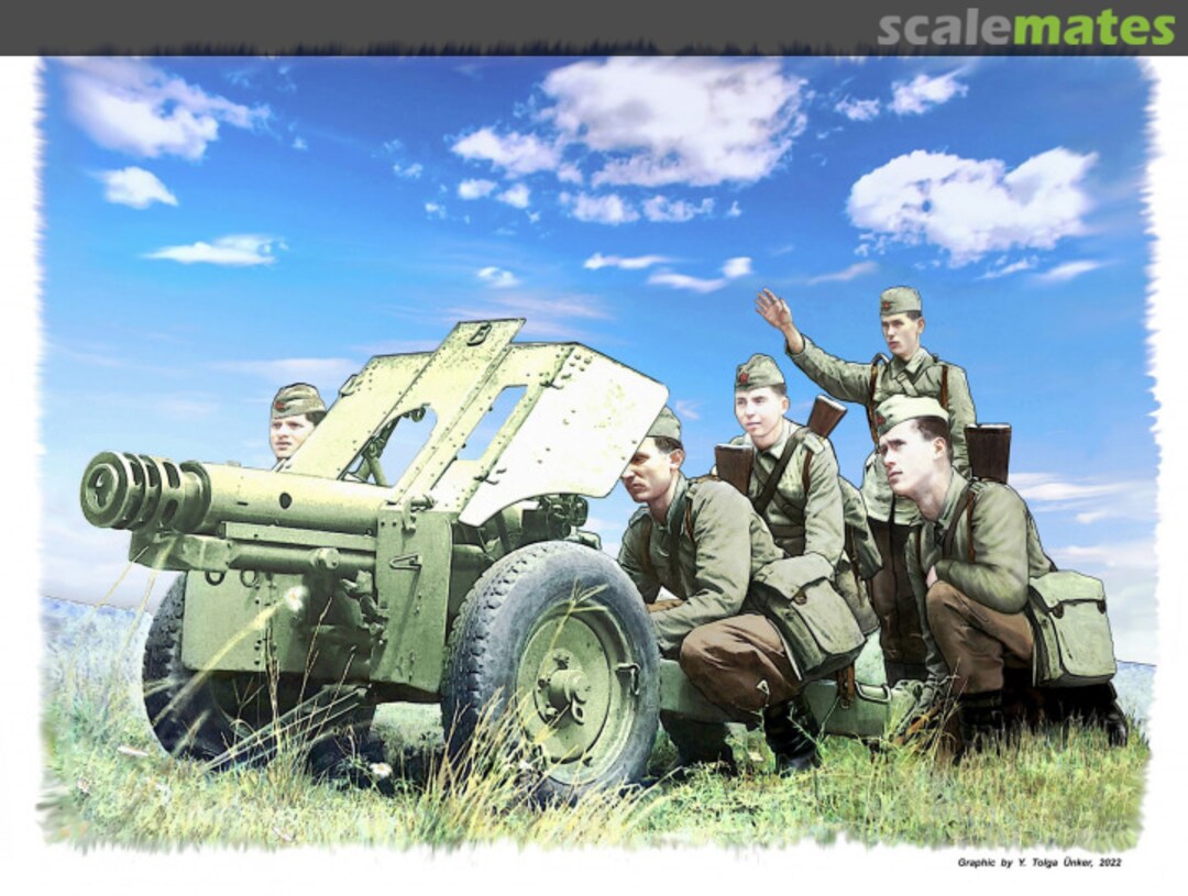 Boxart Mountain Gun 76 mm M48 B1 TM 7073 Triglav model Boxart Mountain Gun 76 mm M48 B1 TM 7073 Triglav model