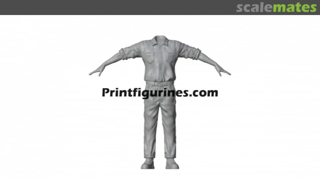 Boxart Mechanic sleeves rolled up 90169 Print Figurines Boxart Mechanic sleeves rolled up 90169 Print Figurines