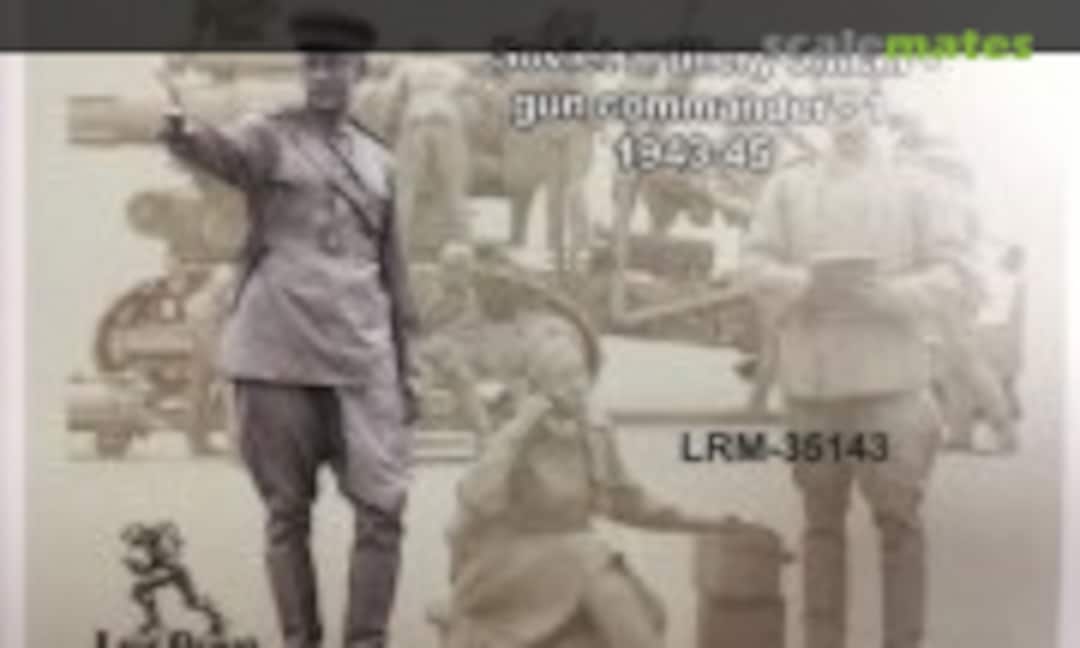 1:35 Soviet artillery officer - gun commander - 1, 1943 - 45 (Live Resin LRM-35143) LRM-35143