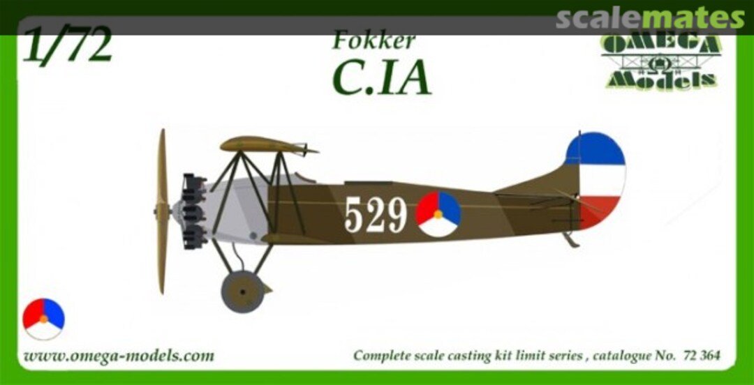 Boxart Fokker C.Ia 72364 Omega Models Boxart Fokker C.Ia 72364 Omega Models